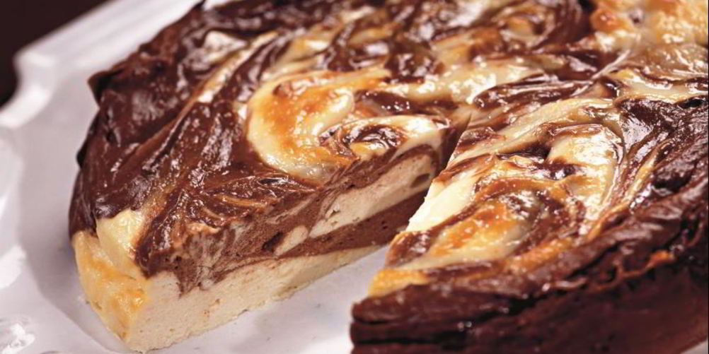 Рецепт шоколадного мраморного чизкейка