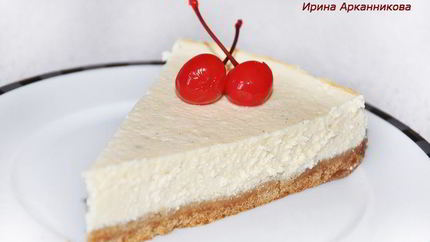 Ванильный чизкейк с ноткой лимона