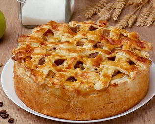 Яблочный чизкейк