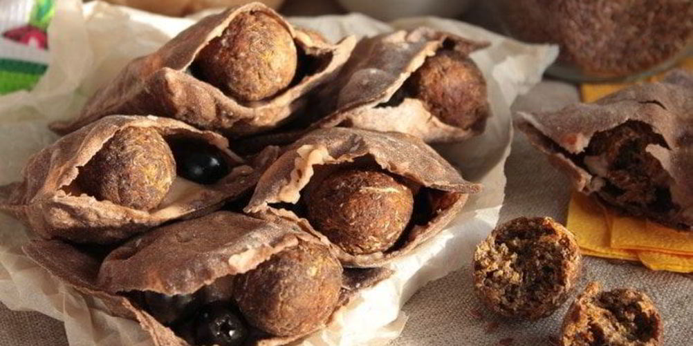 Рецепт фастфудных конвертиков с овощными шариками