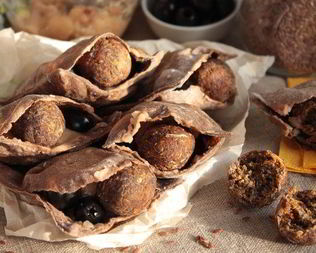 Фастфудные конвертики с овощными шариками