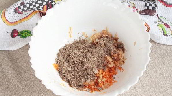 фастфудные конвертики с овощными шариками