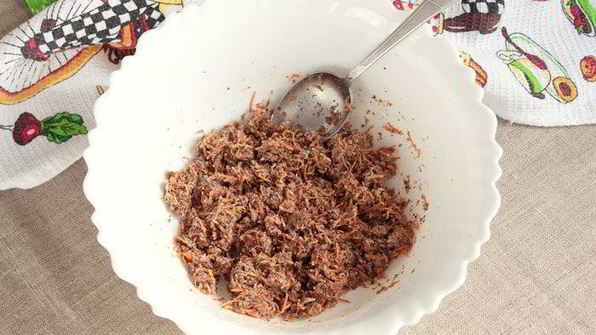 фастфудные конвертики с овощными шариками