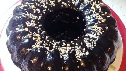 Кекс на апельсиновом соке в шоколадной глазури