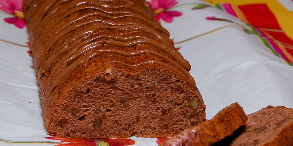 Рецепт кекса орехового с какао