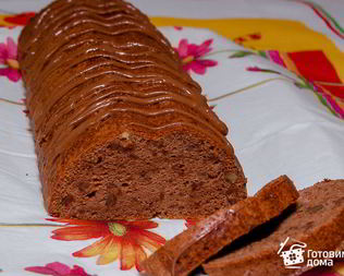 Кекс ореховый с какао