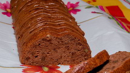 Кекс ореховый с какао