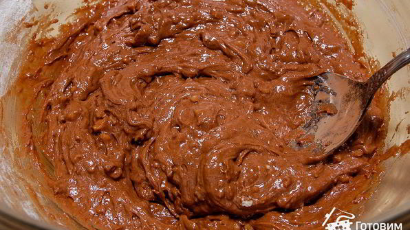 кекс ореховый с какао