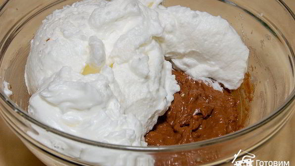 кекс ореховый с какао