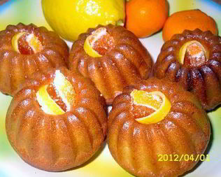 Кексы лимонные