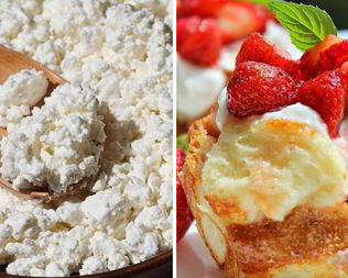 Кексы с клубникой