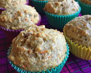 Кексы с орехами