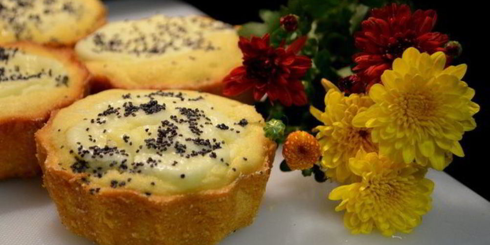 Рецепт кексов со сливочным сыром и маком