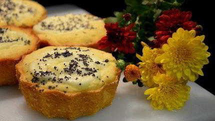 Кексы со сливочным сыром и маком