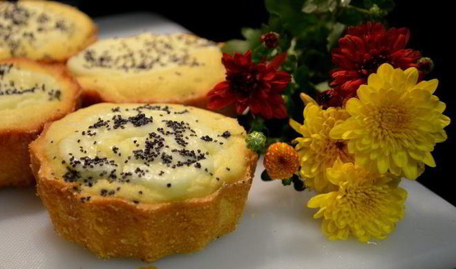 Кексы со сливочным сыром и маком