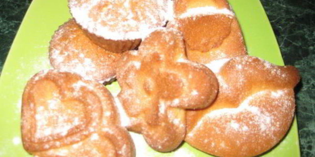 Рецепт кексов ванильных на ряженке без яиц