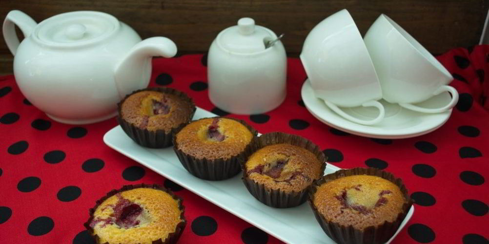 Рецепт клубничных кексов