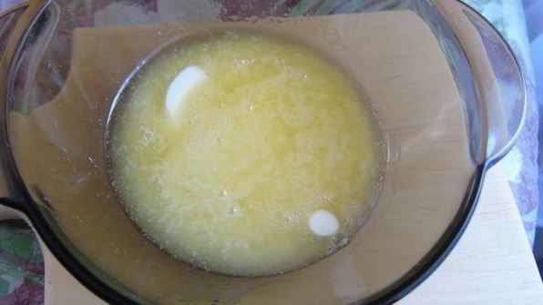 лимонный кекс с малиной и кабачком