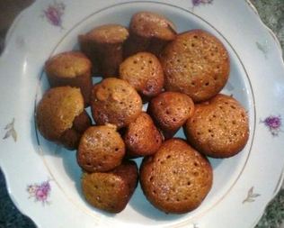 Медовые кексы с арахисом