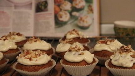 Морковные капкейки