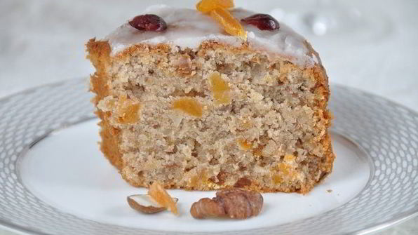 ореховый кекс с глинтвейном
