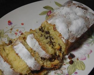 Песочный кекс с изюмом