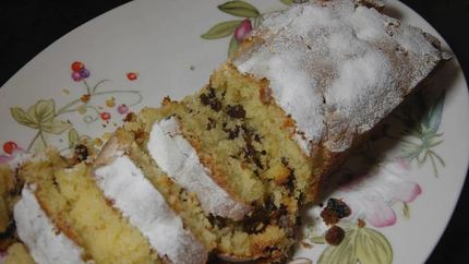 Песочный кекс с изюмом