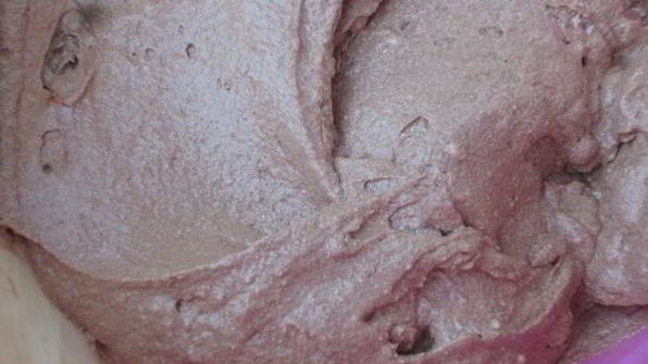 шоколадный кекс на белках