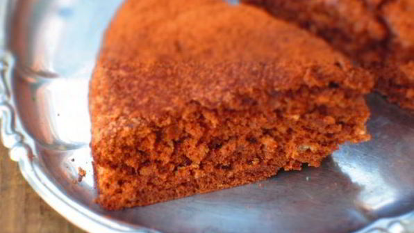 шоколадный кекс на белках