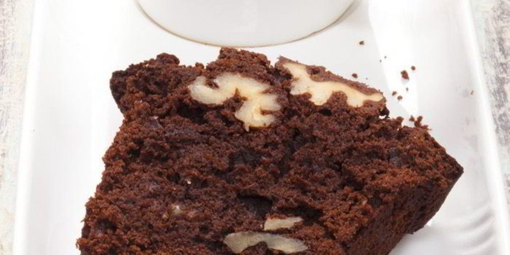 Рецепт шоколадного кекса с грецкими орехами