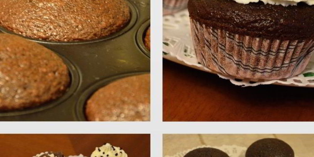 Рецепт шоколадных капкейков с бананом