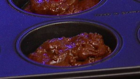 шоколадные кексы с вишней