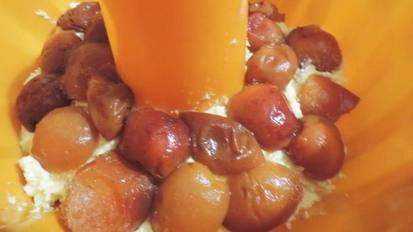 творожно-кокосовый кекс с абрикосами