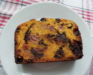 Тыквенный кекс с шоколадом