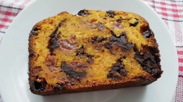 тыквенный кекс с шоколадом