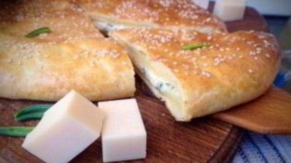 хачапури из творожного теста с сыром