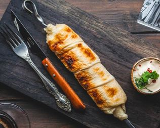 Хачапури на шампуре