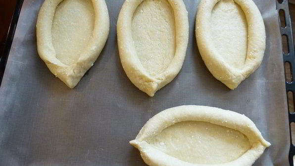 хачапури на творожном тесте