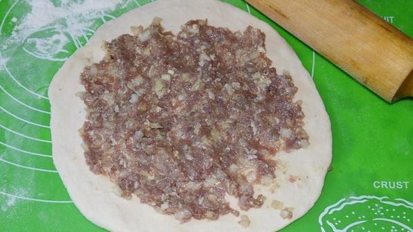 хачапури с мясом