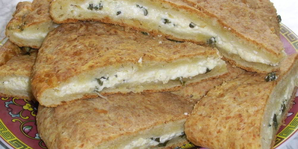 Рецепт хачапури с творогом и сыром в духовке