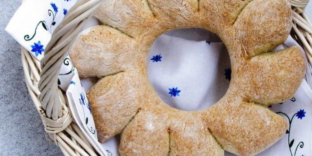 Рецепт багета венок