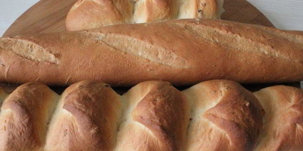 Рецепт багетов фермерских со шкварками