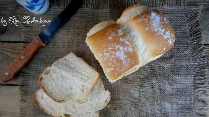 Белый хлеб на молоке