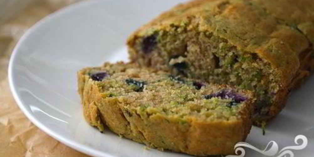 Рецепт черничного хлеба с цуккини