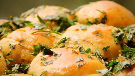 Чесночные пампушки к борщу