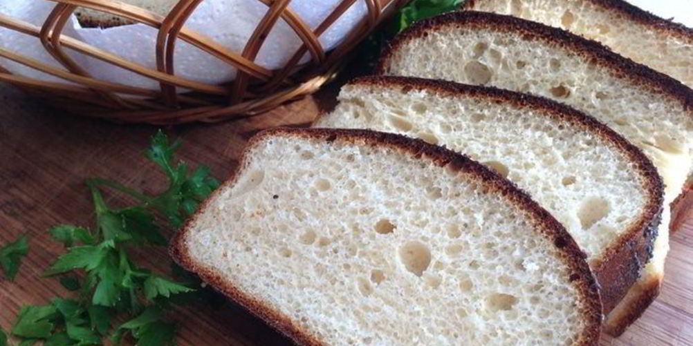 Рецепт диетического белого хлеба без муки