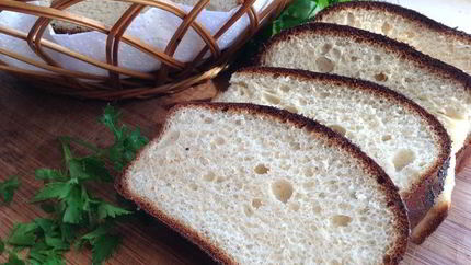 Диетический белый хлеб без муки