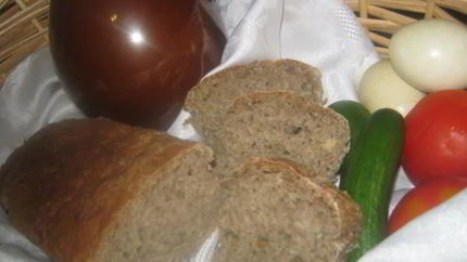 Домашний хлеб с отрубями и семенами подсолнечника