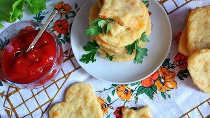 Картофельные галеты с сыром