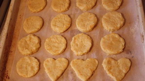 картофельные галеты с сыром